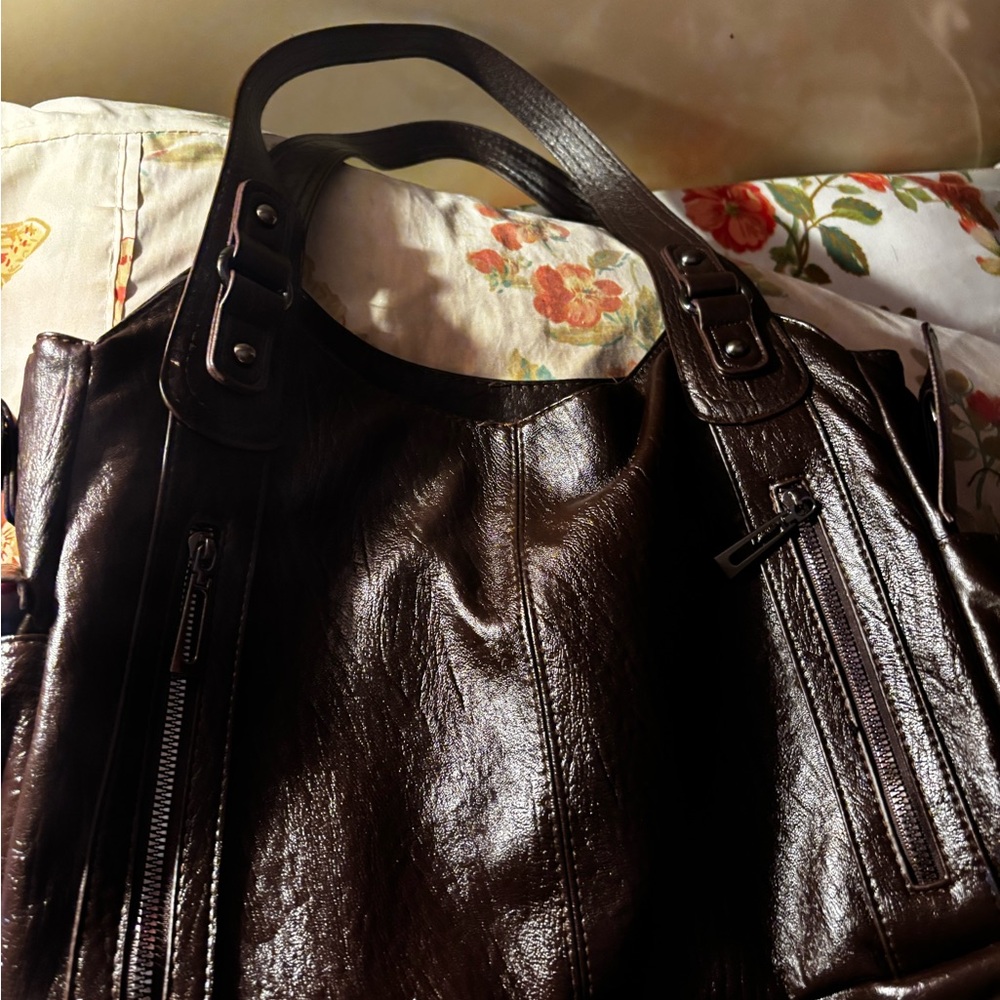 SHEIN Dark Brown Tote Bag